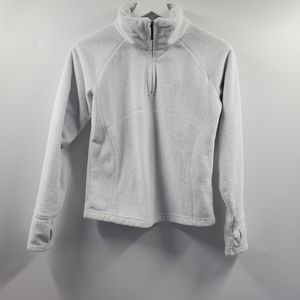 OBERMEYER Furry Fleece Top White Teen Ski Sweater